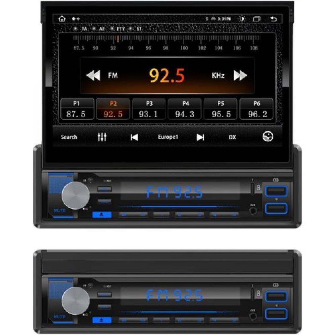 Newfron Oto Teyp Indash 7 Rgb Android Bt/usb/sd/fm/aux/gps 4 GB Ram 32 GB Hafıza Kameralı NF-AN20