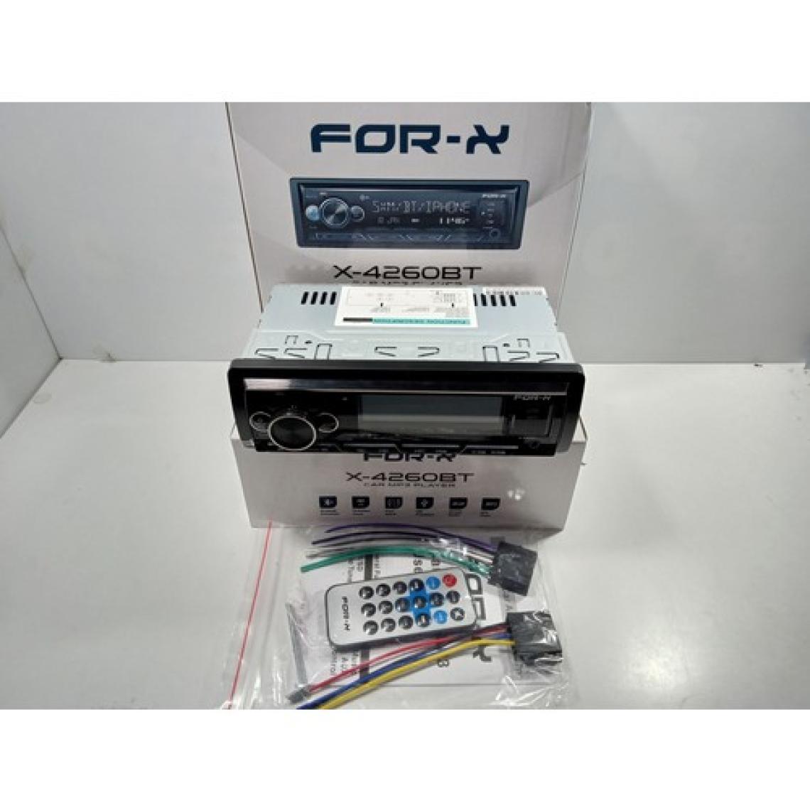 For-x Teyp – For-X X-4260BT 4X60W Bluetoothlu 7 Renk Oto Teyp