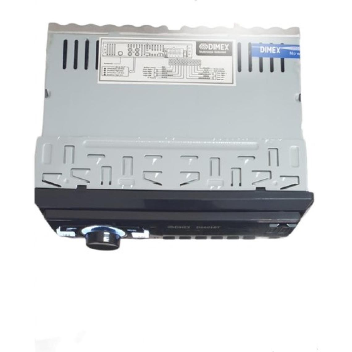 Navimex Çift Usb Bluetooth Aux Girişli Hafıza Kart Okuyuculu Bluetooth Kumandalı Oto Teyp Dimex 6602