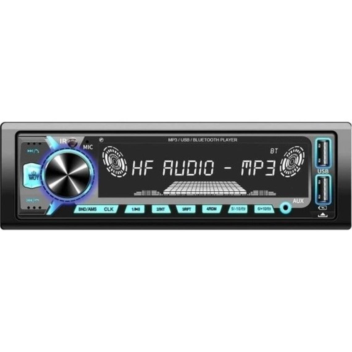 Maxessa P85 4X75W Bt 2xusb 7renk Ambians Aydınlatmalı Oto Teyp