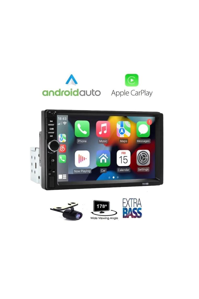 Navigold Double Teyp 7 4X55W Carplay Bt/usb/sd/fm/aux Kameralı Navıgold DS-7250