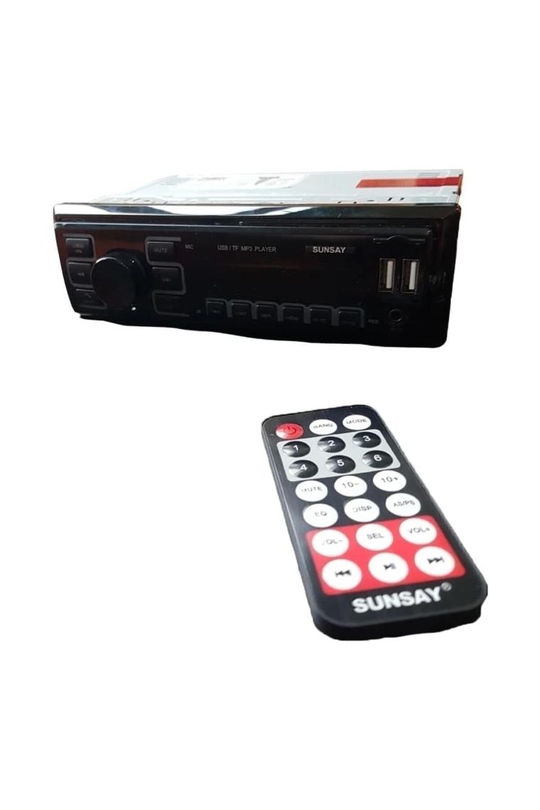 Sunsay Mb-28 Ve 29telefon Şarj Edebilme Bluetooth Lu Oto Teyp Çift Usb Aux Sd