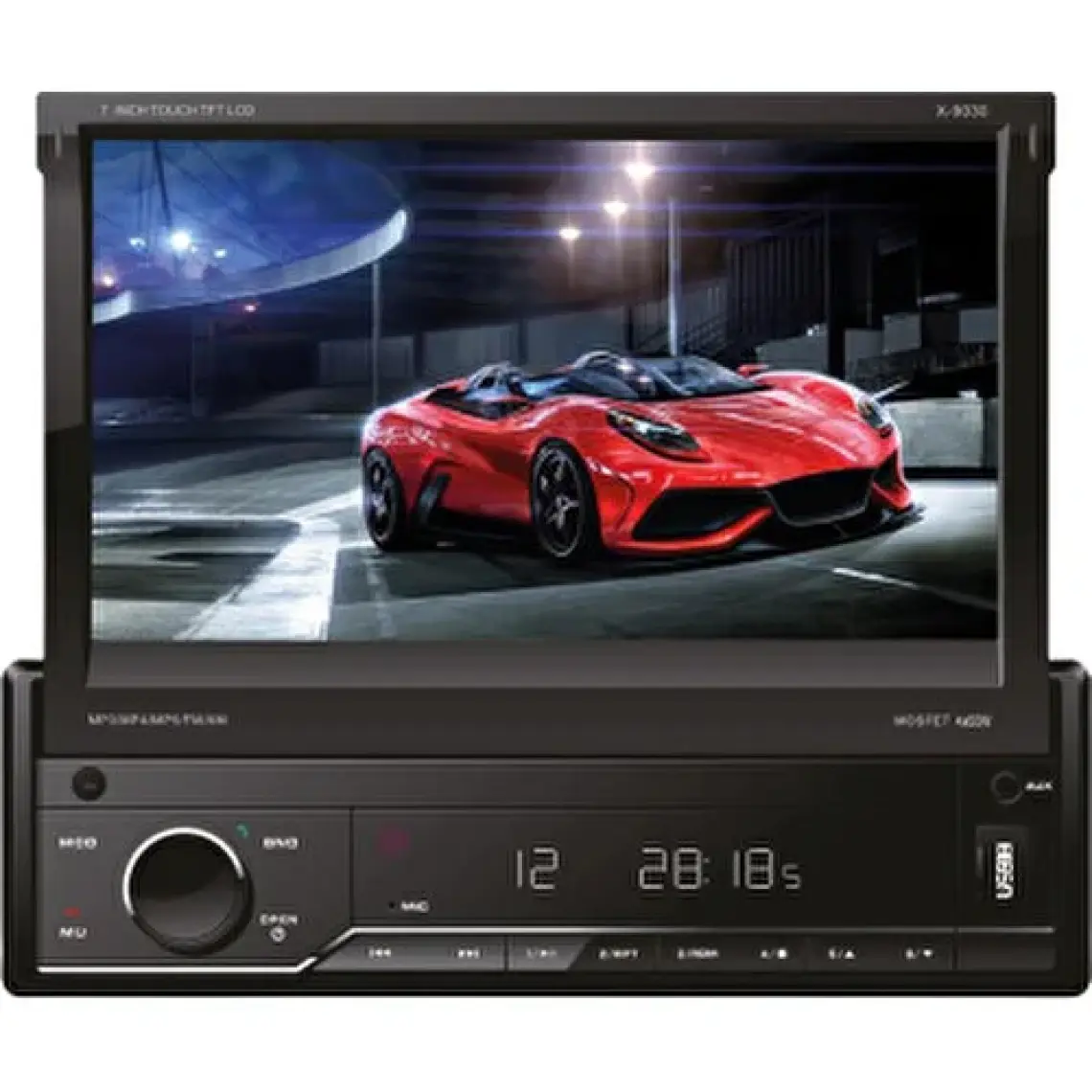 For-X X9030 7inç Indash Teyp Bluetooth USB Aux 4X60W Mirrolink Oto Teyp