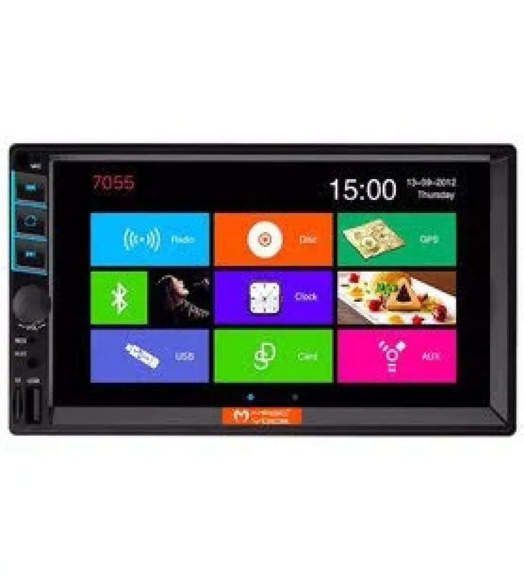 Magıcvoıce MV-5418 Usb/sd/fm/aux/bluetooth 7 Dokunmatik Mekaniksiz Double Oto Teyp