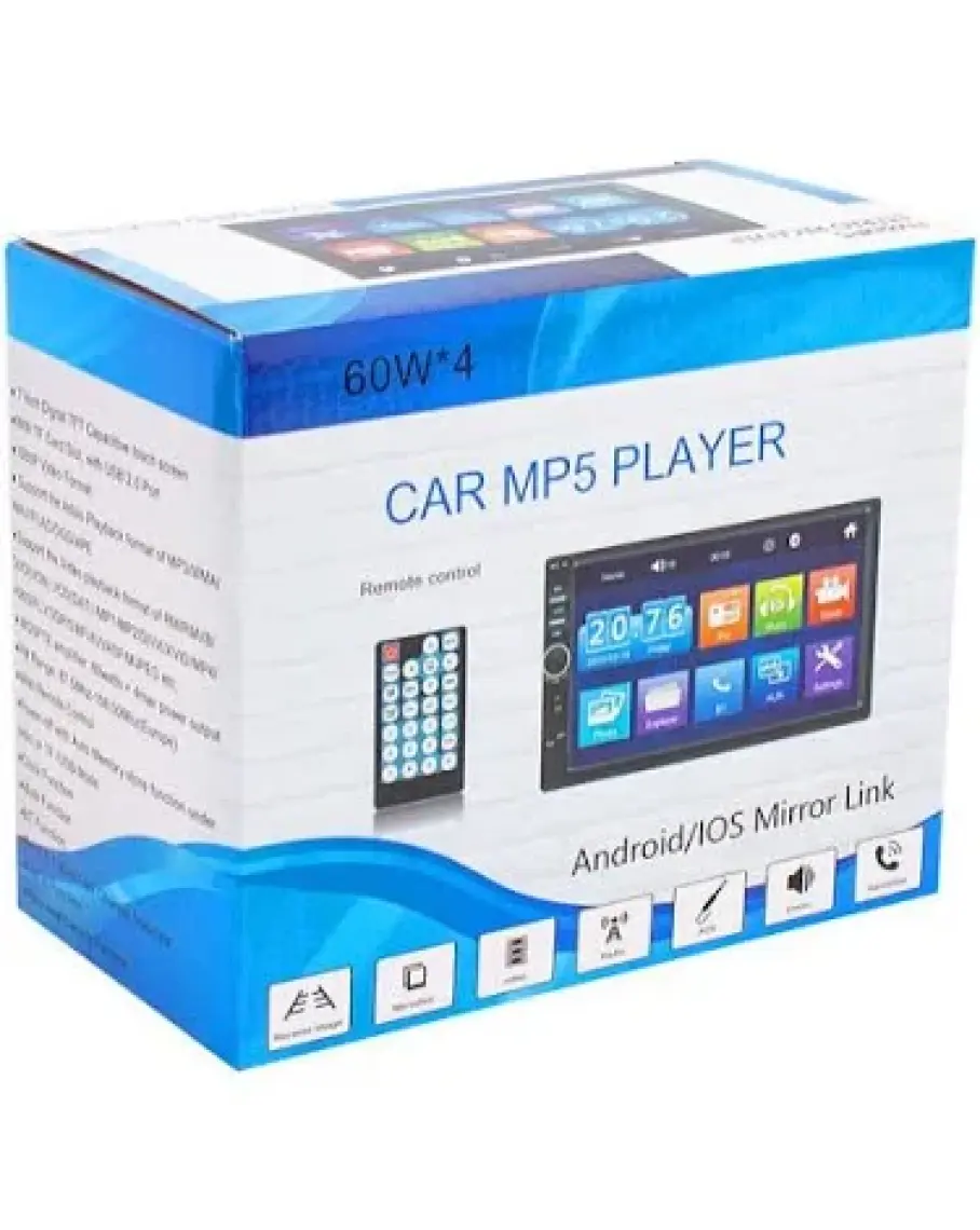 Magıcvoıce MV-5418 Usb/sd/fm/aux/bluetooth 7 Dokunmatik Mekaniksiz Double Oto Teyp