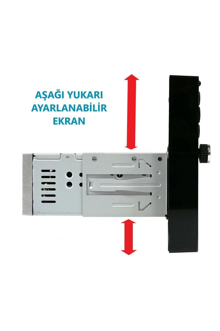 Twogo Garaj Dünyası Twogo Go Şahin Ayarlanabilir Kasa 9 Inch Bluetooth USB Sd 4*50W Geri Görüş Kamerası