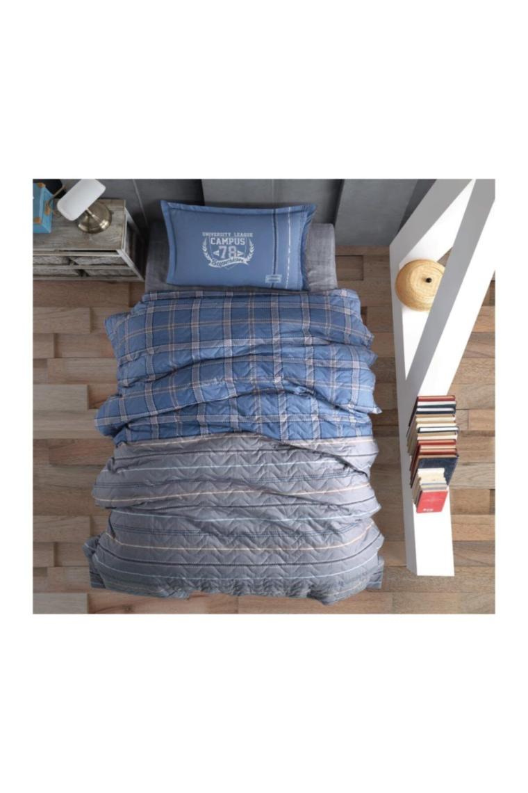Clasy Campus V2 Ranforce Tek Kişilik Dört Mevsim Set Mavi