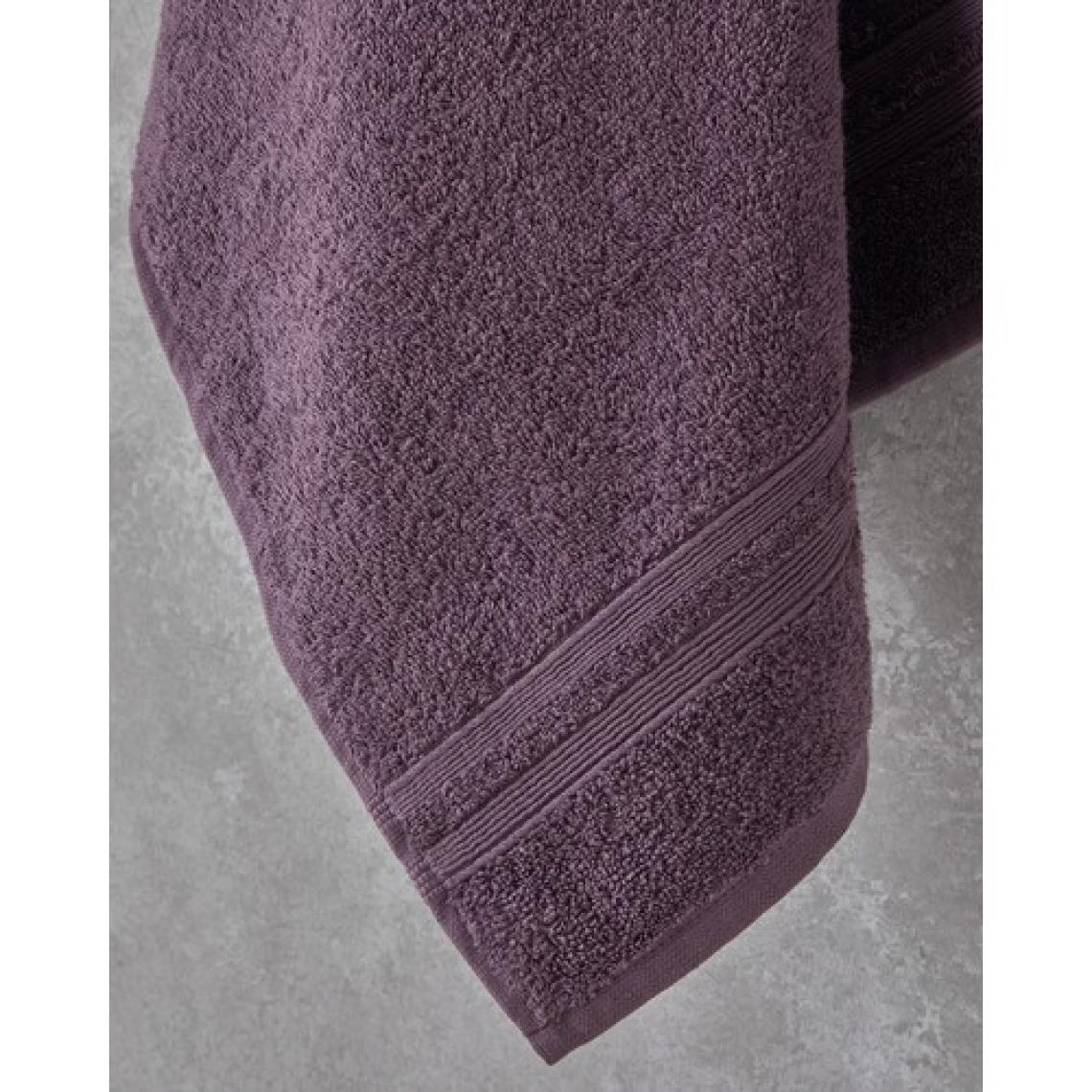 English Home Pure Basic Pamuk Yüz Havlusu 50x90 cm Koyu Mor