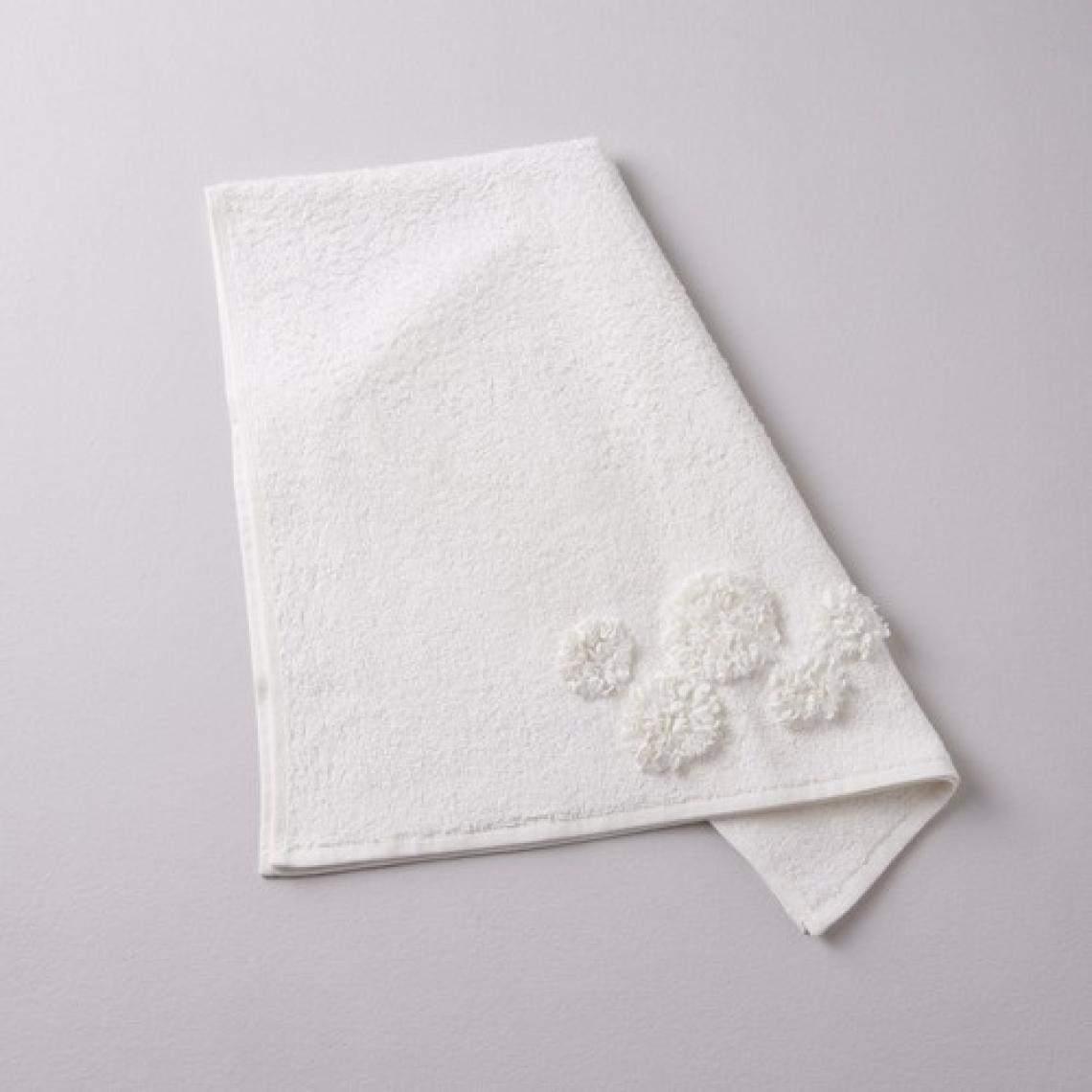 Linens Glace Pamuk 50X80 cm Yüz Havlusu Ekru