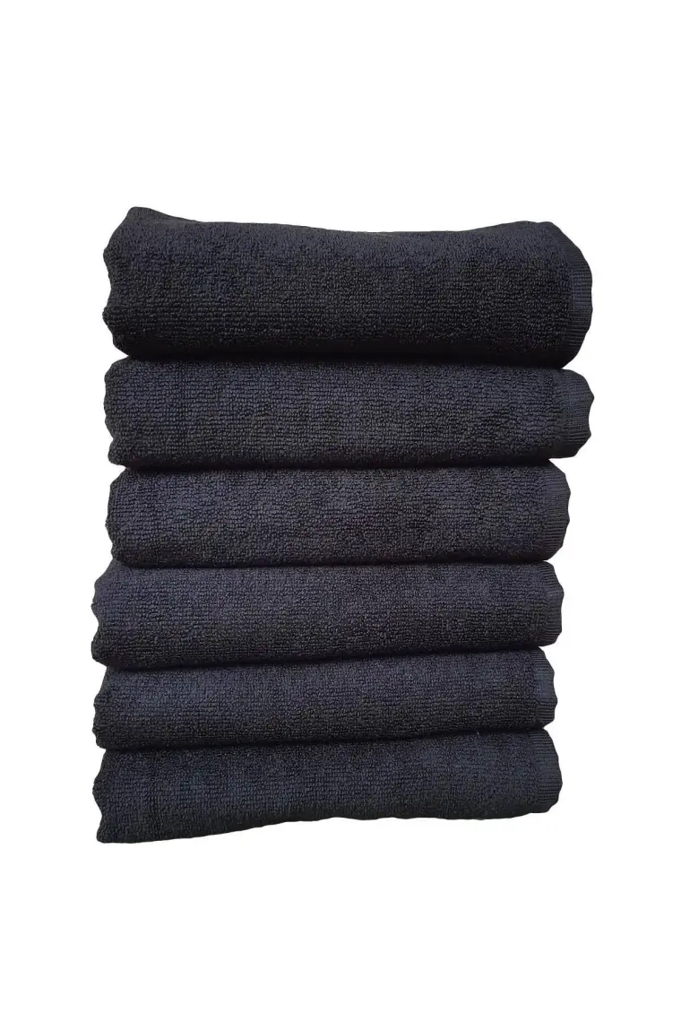 Hepsine Rakip 6'lı Paket Boya Tutmayan Mikrofiber El Yüz Havlusu 50 x 90 cm