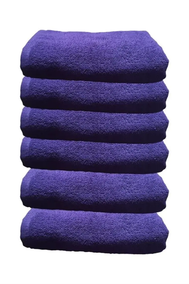 Hepsine Rakip 6'lı Paket Boya Tutmayan Mikrofiber El Yüz Havlusu 50 x 90 cm