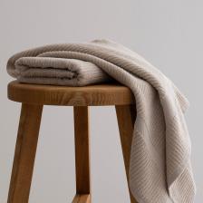 Ivory Bej Fitilli Mikro Fiber %100 Pamuk 2Li El Yüz Havlusu Seti 50 X 90 - 50 X 90 1134A