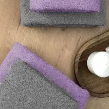 Mira Home 4 Lü Banyo Havlusu Takımı Soft Büyük Havlulu Pamuklu Havlu Seti 90X150 cm Gri