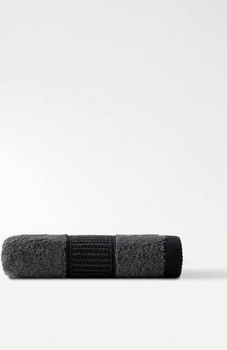 Ecocotton Naia El Yüz Havlusu %100 Organik Pamuk Antrasit 50X90 cm