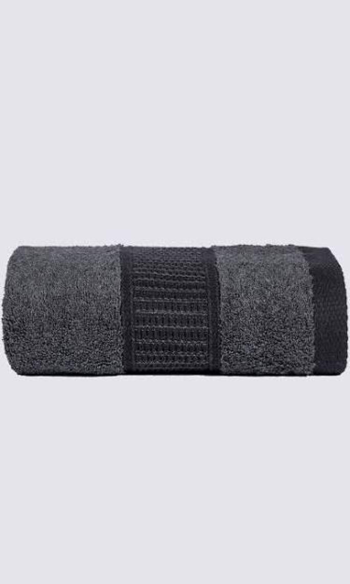 Ecocotton Naia El Yüz Havlusu %100 Organik Pamuk Antrasit 50X90 cm