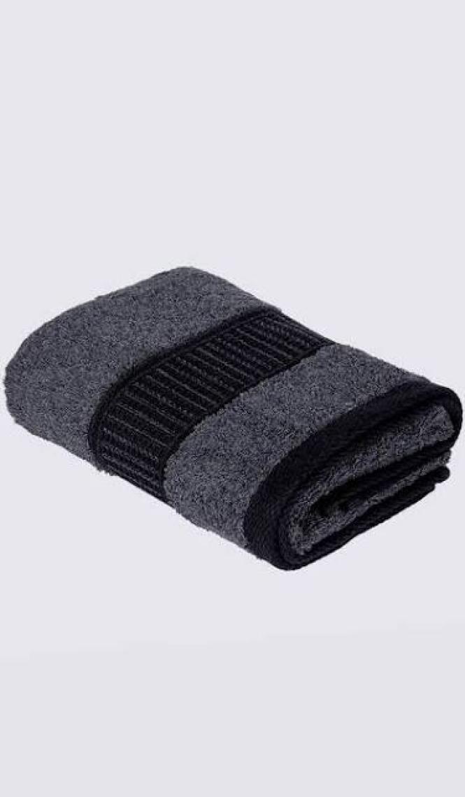 Ecocotton Naia El Yüz Havlusu %100 Organik Pamuk Antrasit 50X90 cm