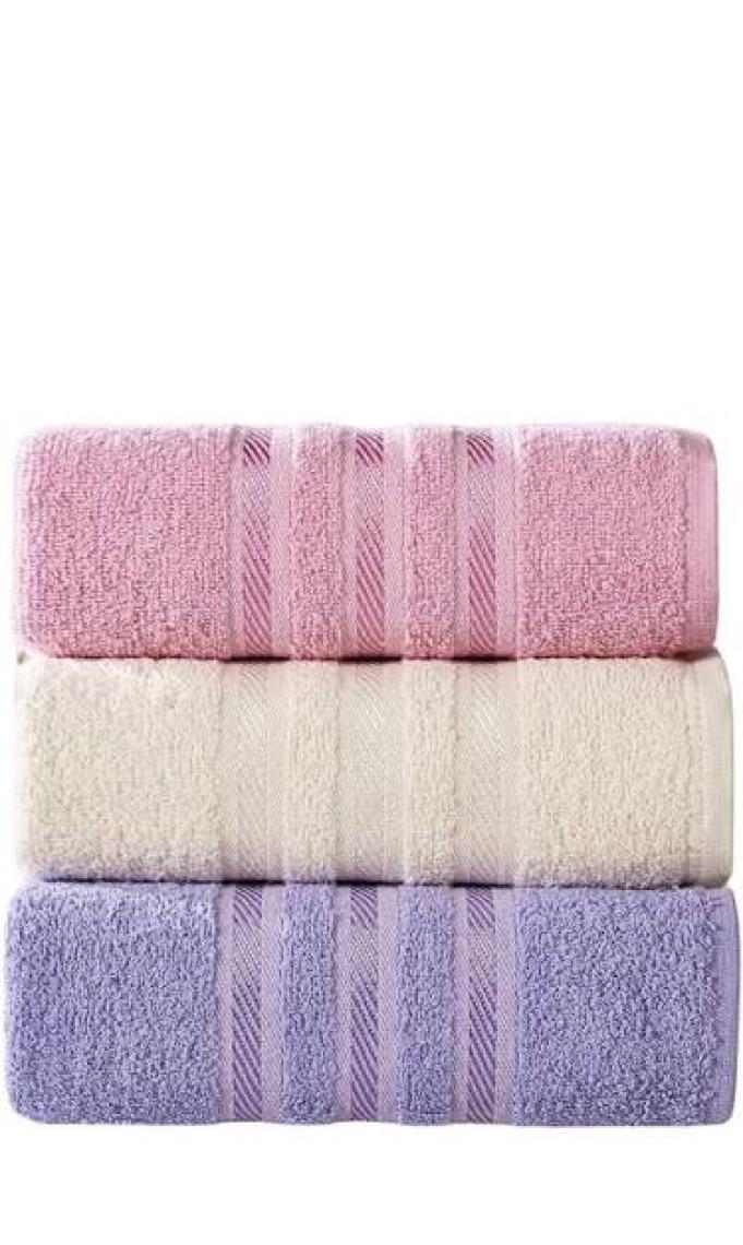 Semecca Lia Soft  Bordürü Serisi 3'lü Havlu Seti 50X85 cm