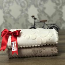 Banyo Ayak Havlusu 2li - Krem - Bej