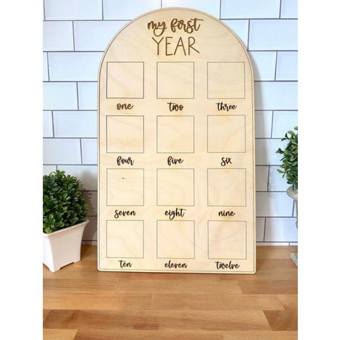 Ahwall 12 Aylık Bebek Fotoğraf Dekoru