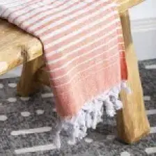 Homedius Alagra Turuncu 100x170 cm Pamuk Peştemal