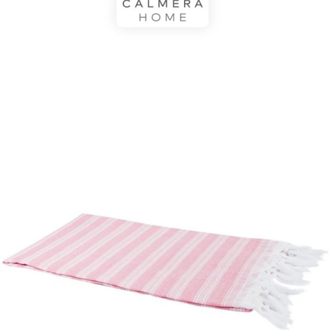 Calmera Home Linea Peştemal | Ince - Doğal Saçaklı | Plaj, Deniz, Havuz, Pareo, Spa, Yoga, Spor, Seyahat Havlusu - Pembe