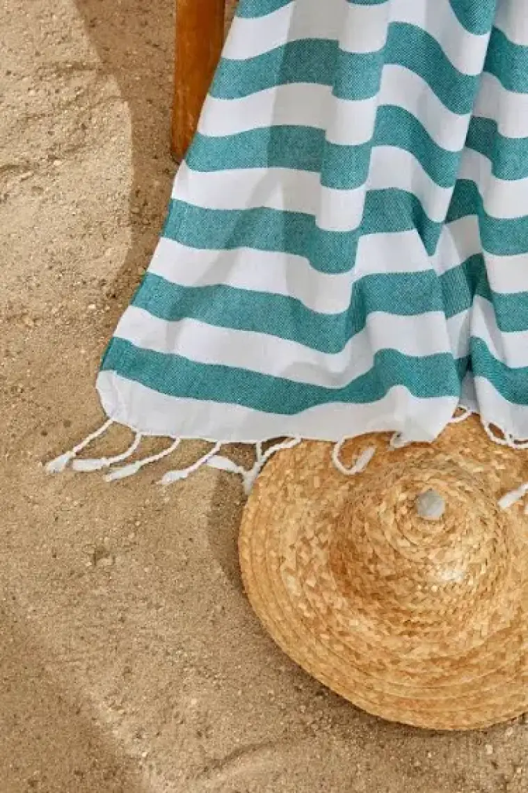 Karaca Home Lina Peştemal Plaj Havlusu Yeşil