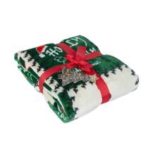 Dolce Bonita Home Wellsoft 3D Tv Battaniye Holly Jolly Yeşil