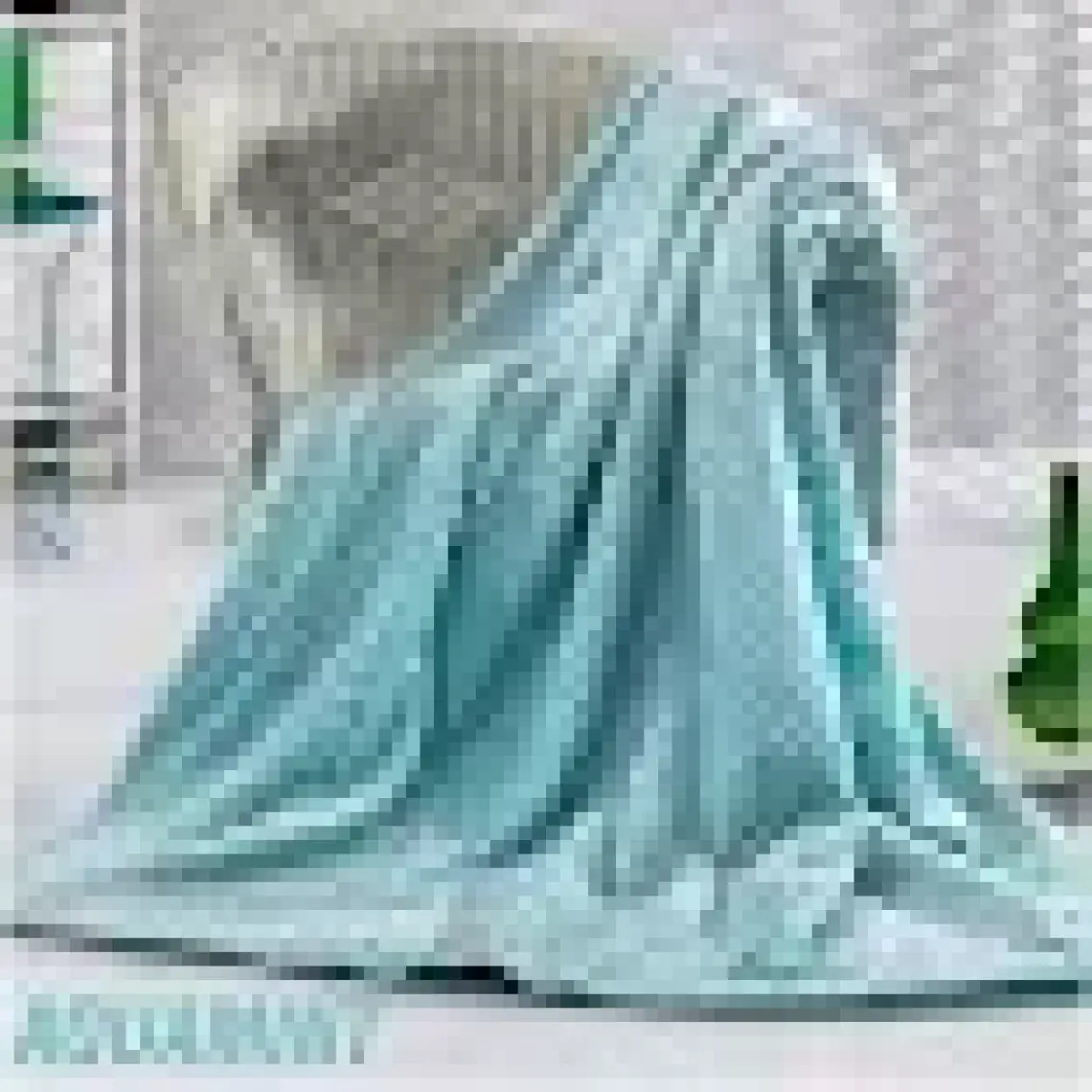 Merinos Pearl Tomurcuk Battaniye Sky Mavi Çift Kişilik
