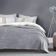 Yataş Bedding Holly Wellsoft Battaniye Tek Kişilik- Antrasit