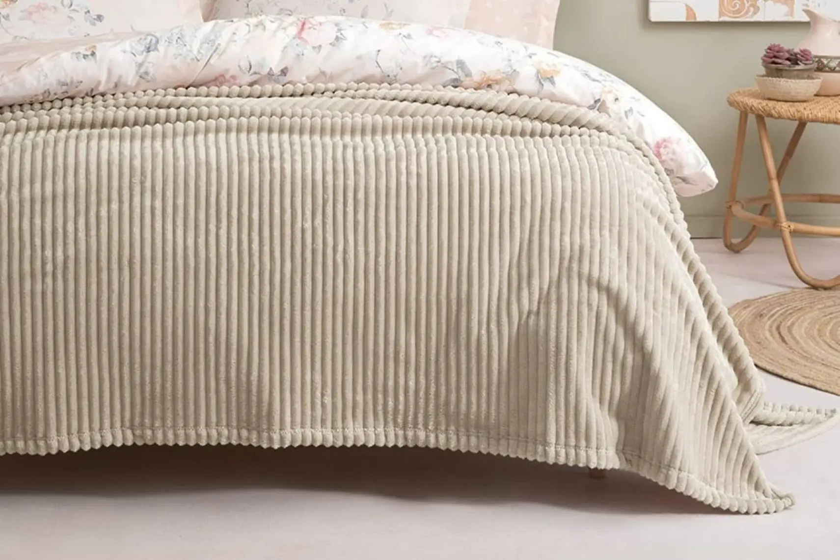 Yataş Bedding Holly Wellsoft Battaniye Tek Kişilik- Antrasit