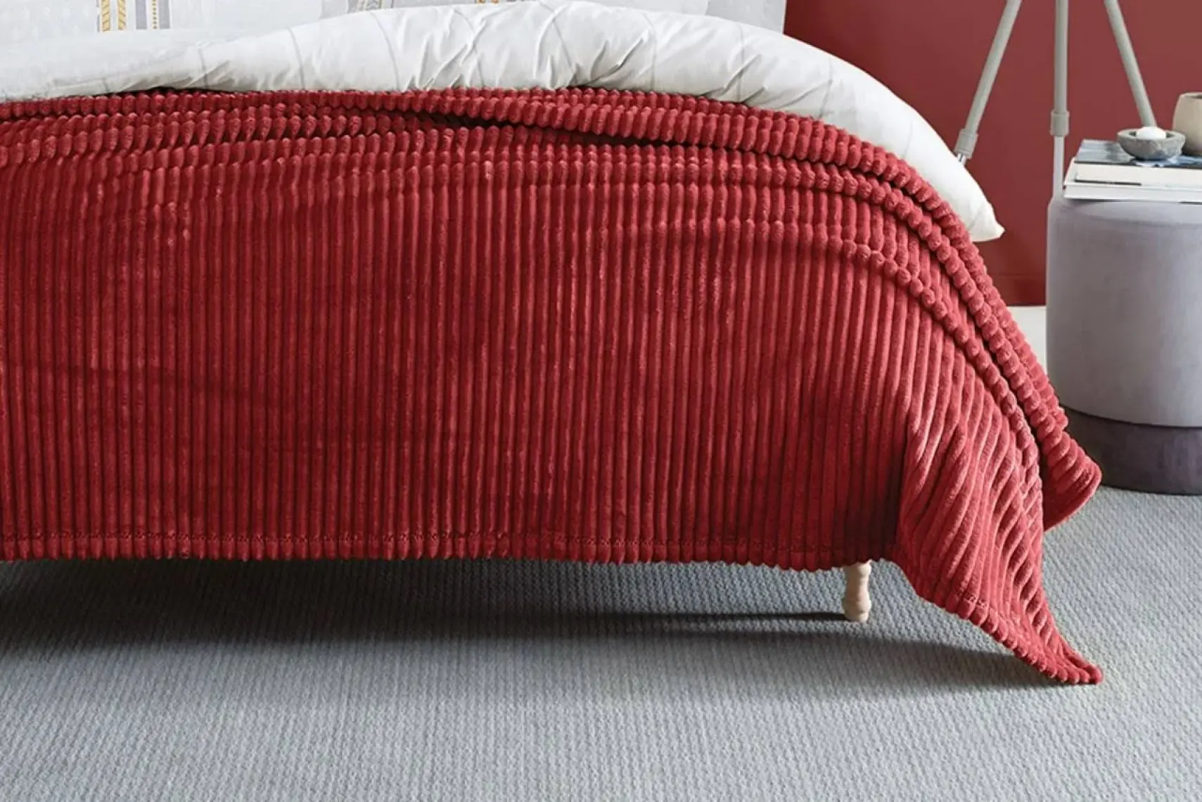 Yataş Bedding Holly Wellsoft Battaniye Tek Kişilik- Antrasit