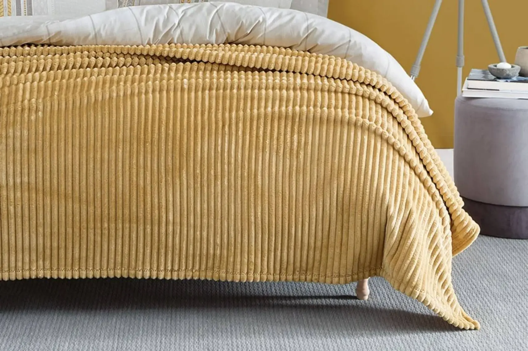 Yataş Bedding Holly Wellsoft Battaniye Tek Kişilik- Antrasit