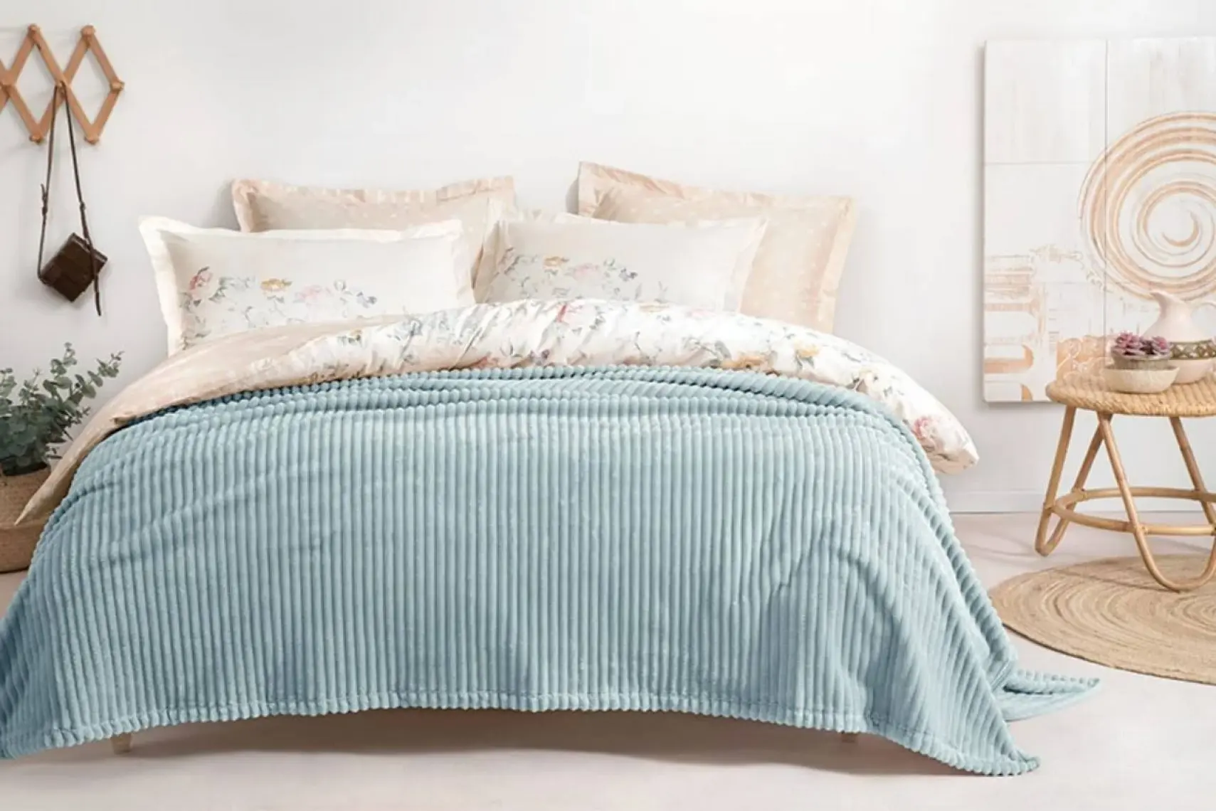 Yataş Bedding Holly Wellsoft Battaniye Tek Kişilik- Antrasit