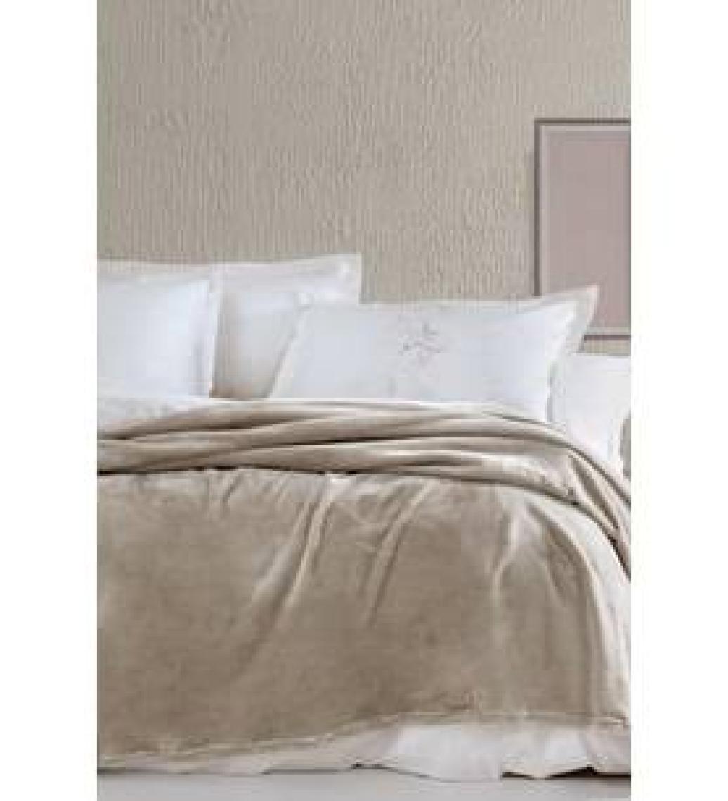 Yataş Bedding Olenna Tek Kişilik Wellsoft Battaniye - Bej