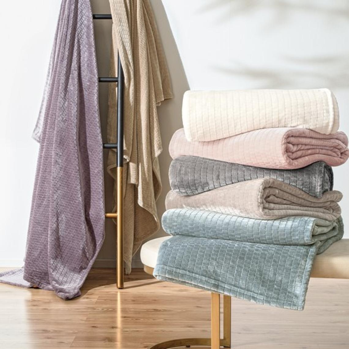 Puffy Trinity Tek Kişilik Wellsoft Battaniye - Antrasit