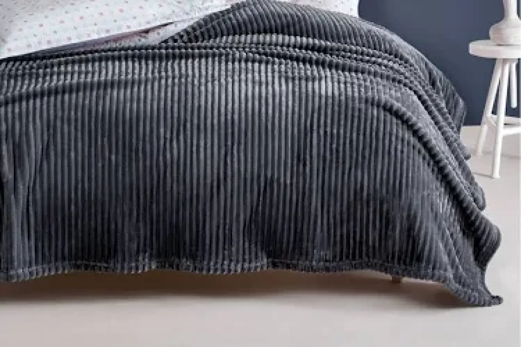 Yataş Bedding Holly Wellsoft Battaniye Tek Kişilik - Gri