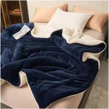 Mulberry Sherpa Polar Battaniye Çift Taraflı Tek Kişilik 160X220 cm