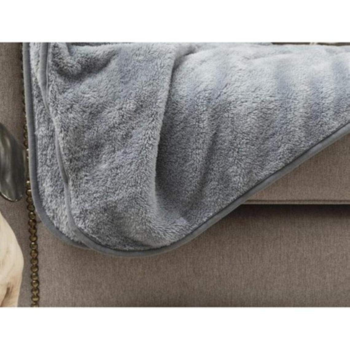Mulberry Wellsoft Battaniye, Televizyon Battaniyesi, Peluş, Polar Battaniye, Çift Kişilik 220 x 230 cm -Gri