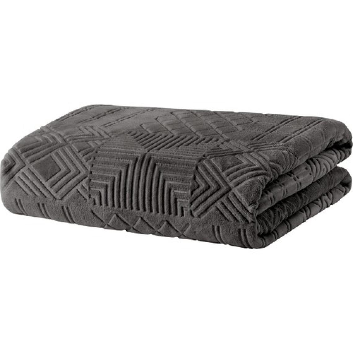 Yataş Bedding Nova Çift Kişilik Emboss Battaniye - Gri