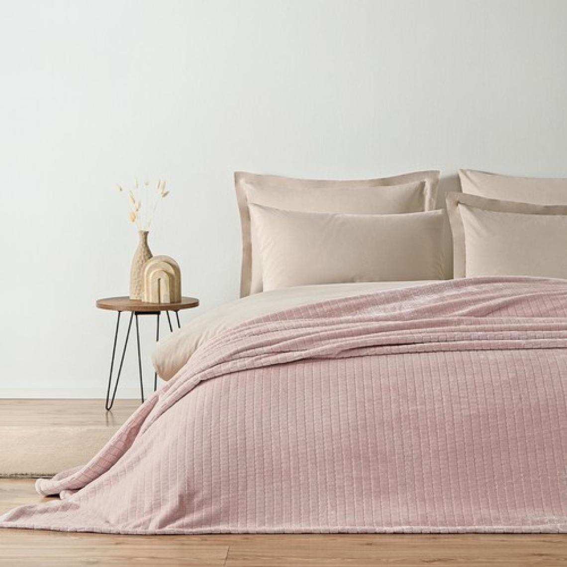 Puffy Trinity Tek Kişilik Wellsoft Battaniye - Pudra