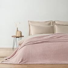 Puffy Trinity Tek Kişilik Wellsoft Battaniye - Pudra