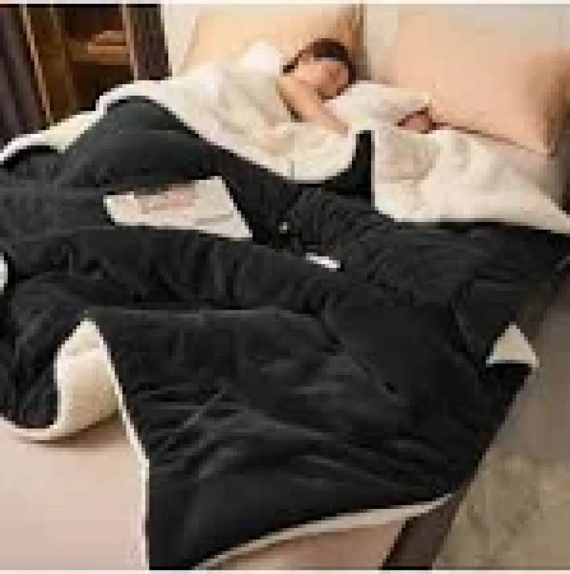 Mulberry Sherpa Polar Battaniye Çift Taraflı Tek Kişilik 160X220 cm