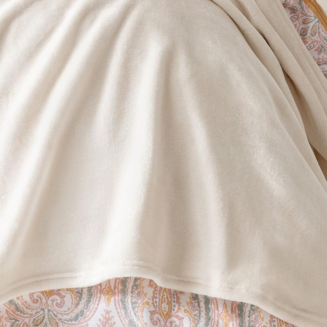 Yataş Bedding Olenna Tek Kişilik Wellsoft Battaniye - Ekru