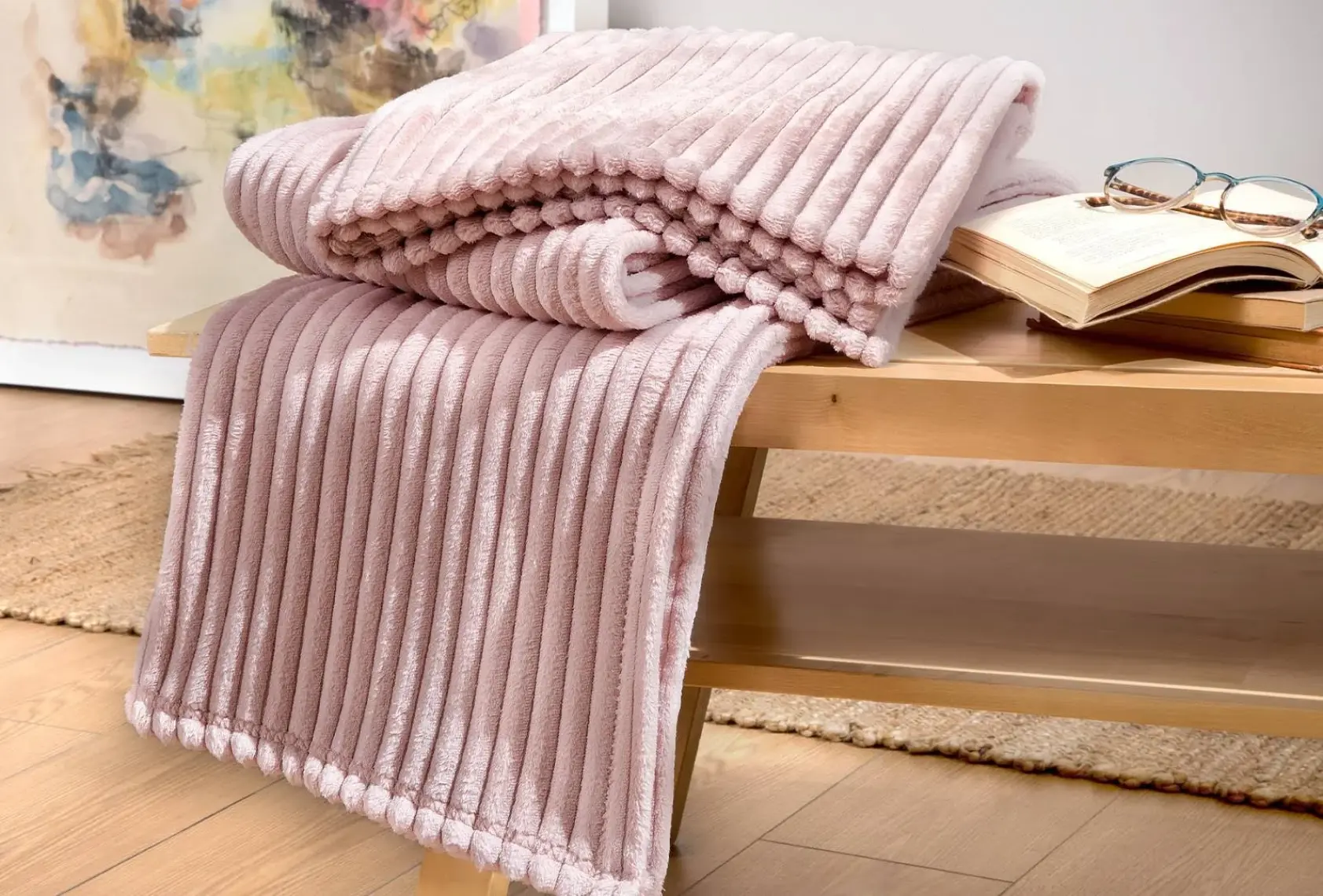 Yataş Bedding Holly Wellsoft Tv Battaniyesi 140x190 cm - Ekru