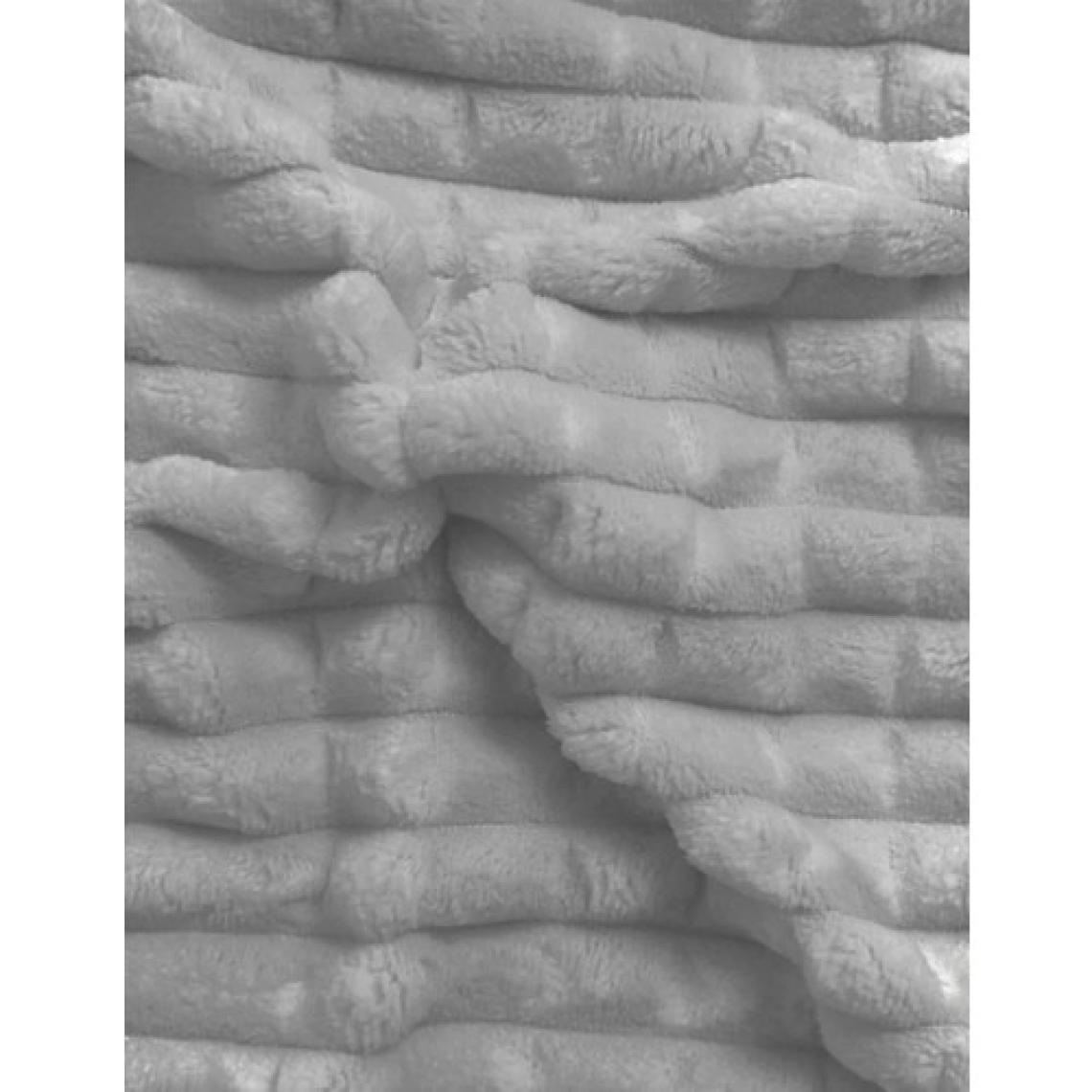Merinos Modern Line 2 Parça Battaniye Seti -Gri