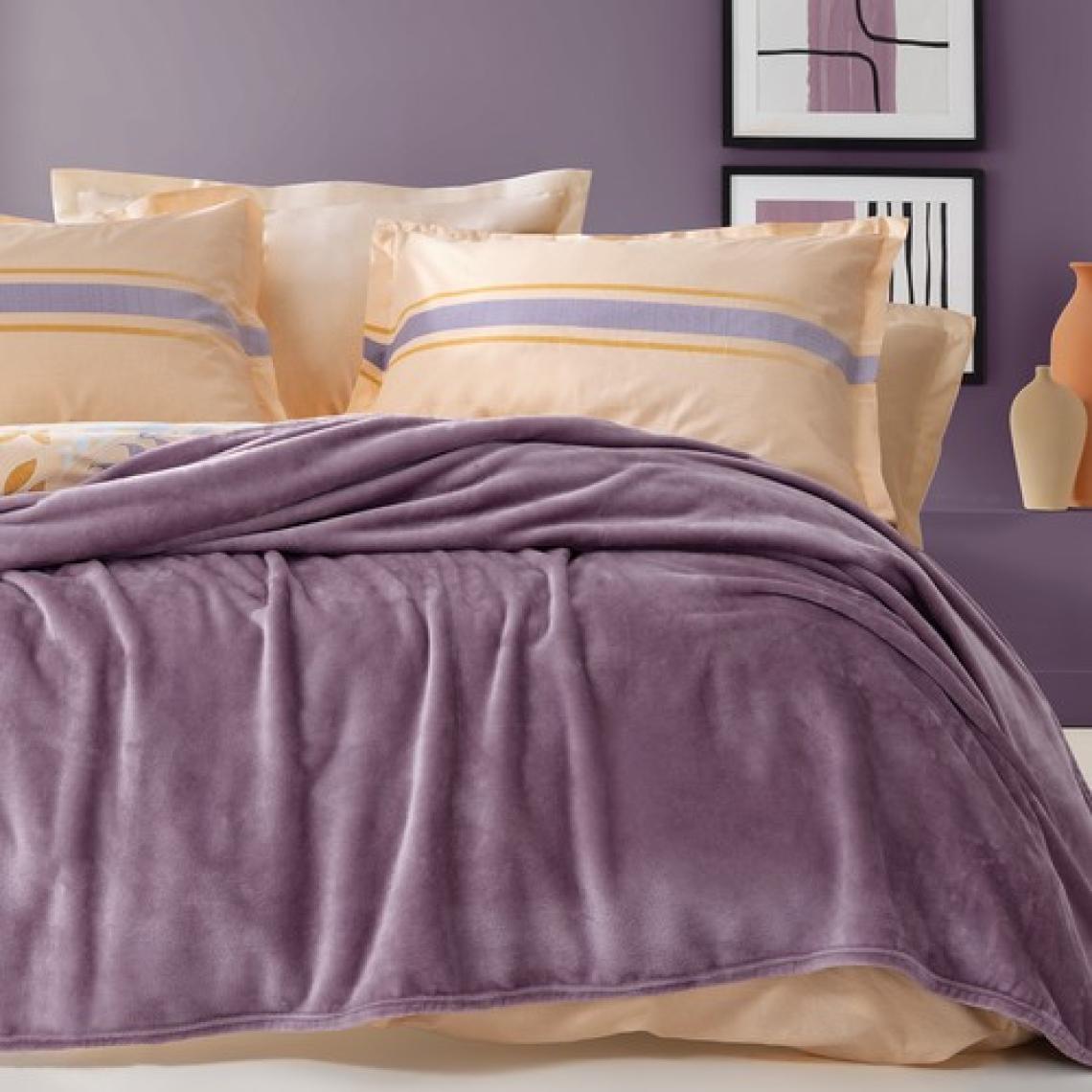 Yataş Bedding Olenna Çift Kişilik Wellsoft Battaniye - Kül Moru