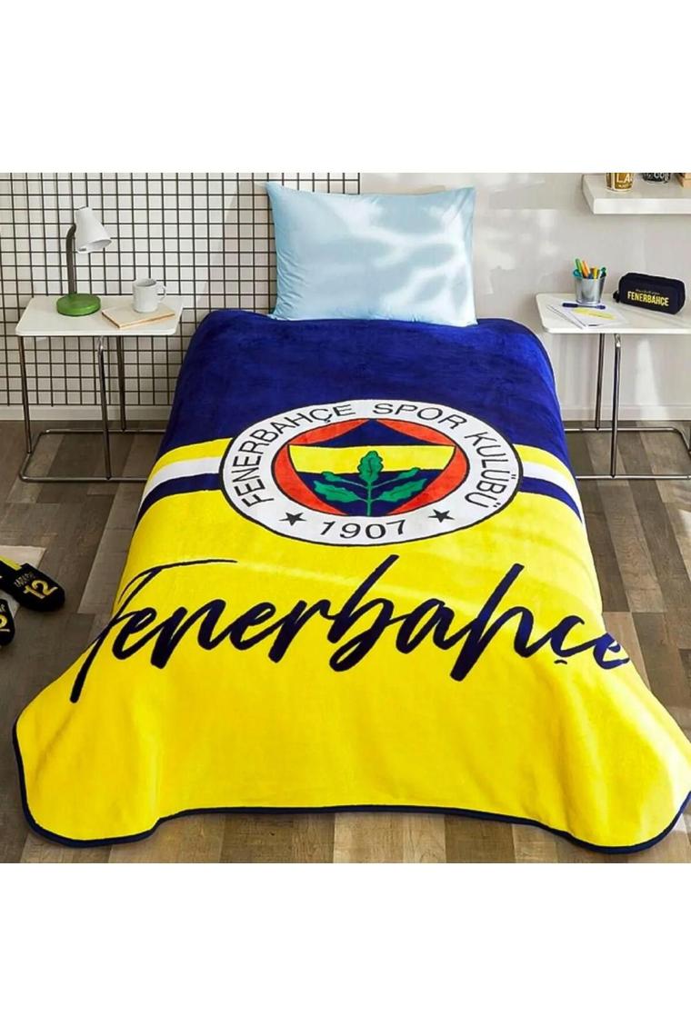 Lisanslı Battaniye Fenerbahçe Sarı Lacivert