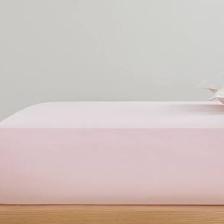 English Home Düz Pamuklu Tek Kişilik Lastikli Çarşaf 100x200 cm Toz Pembe