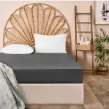 Evidea Soft Çift Kişilik Düz Kenar Çarşaf - Antrasit - 260x270 cm
