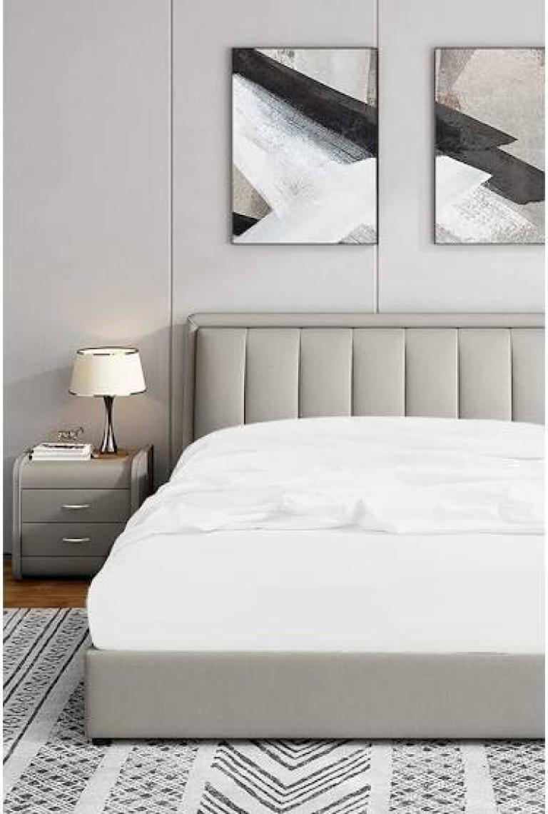 Soley | Jersey | %100 Doğal Pamuklu Tek Kişilik 120 x 200 Lastikli Çarşaf